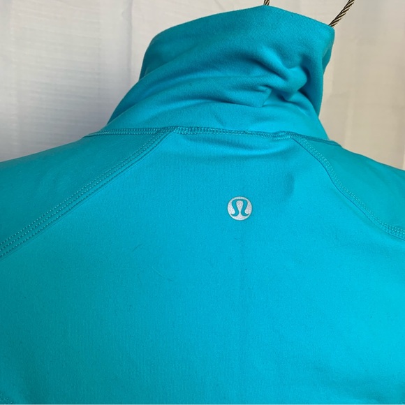 Lululemon Nice Asana Jacket *Brushed, Surge, Size 6, Good Used Condition - Picture 3 of 10